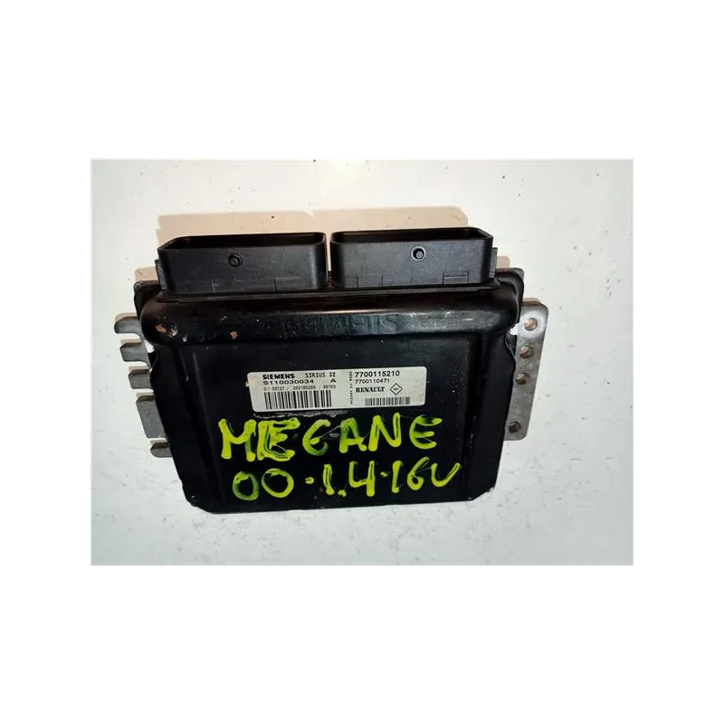 Recambio de centralita inyeccion para renault megane i fase 2 berlina (ba0)(1999) referencia OEM IAM S110030034A  
