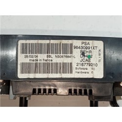 Recambio de mandos climatizador para peugeot 307 (s1)(04.200106.2005) 1.6 xr clim plus [1,6 ltr. - 66 kw 16v hdi] referencia OEM