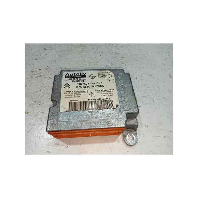 Recambio de centralita airbag para citroën xsara berlina (1997) 1.9 td referencia OEM IAM 600237600  