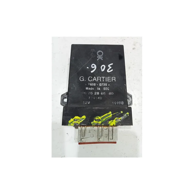 Recambio de rele ventilador para peugeot 306 break (04.1997) 1.9 td referencia OEM IAM 9625286880  