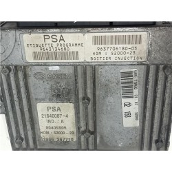 Recambio de centralita inyeccion para peugeot 206 (1998) 1.4 hdi eco 70 referencia OEM IAM 9643134680  