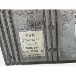 Recambio de centralita inyeccion para peugeot 206 (1998) 1.4 hdi eco 70 referencia OEM IAM 9643134680  