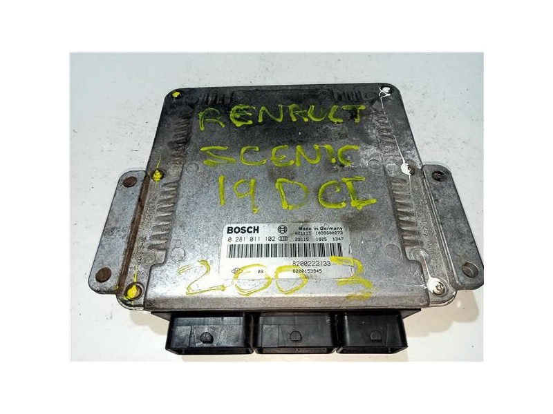 Recambio de centralita inyeccion para renault scenic ii (jm)(2003) 1.9 dci (jm12, jm0g) referencia OEM IAM 0281011102  