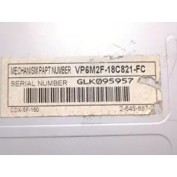 Recambio de sistema audio / radio cd para ford mondeo iv 2.0 tdci referencia OEM IAM VP6M2F18C821  