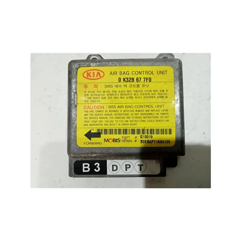 Recambio de centralita airbag para kia rio (bc)(2000) 1.3 referencia OEM IAM 0K32B677F0  