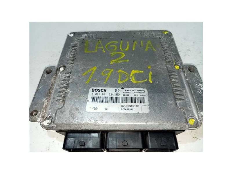 Recambio de centralita inyeccion para renault laguna ii (bg0)(2001) 1.9 dci (bg0g) referencia OEM IAM 0281011324  