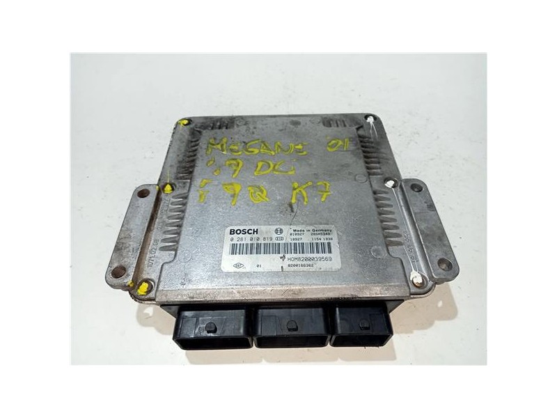 Recambio de centralita inyeccion para renault megane i fase 2 classic (la...)(1997) referencia OEM IAM 0281010819  