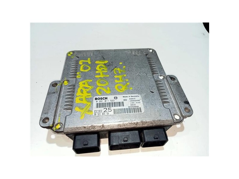 Recambio de centralita inyeccion para citroën xsara berlina (1997) 1.9 td referencia OEM IAM 0281011523  