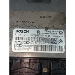 Recambio de centralita inyeccion para citroën c4 berlina (06.2004) 1.6 hdi referencia OEM IAM 0281011863 EDC16C34  