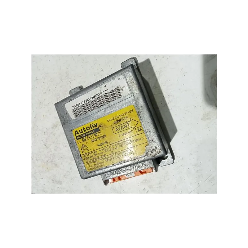 Recambio de centralita airbag para citroën xsara berlina (1997) 1.9 td referencia OEM IAM 550741100  