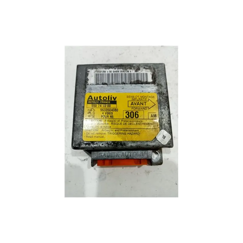 Recambio de centralita airbag para peugeot 306 3/5 pt. (s1)(06.1996) referencia OEM IAM 550741000  