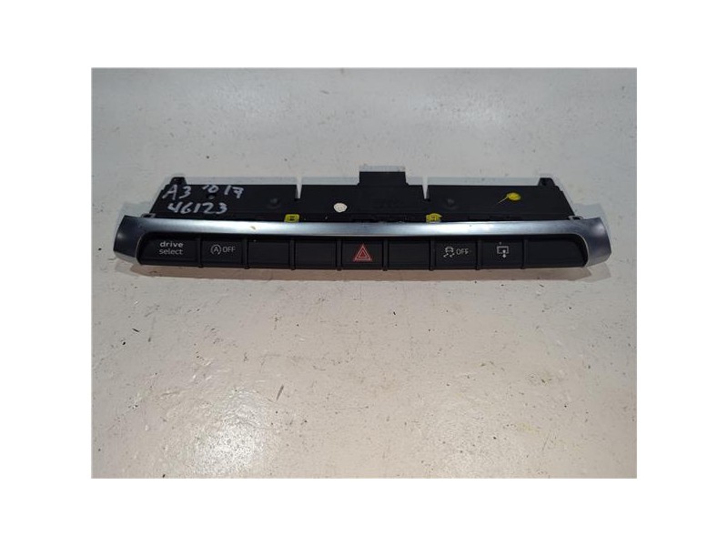 Recambio de interruptor luces emergencia para audi a3 sportback (8va)(09.2012) 1.6 ambiente [1,6 ltr. - 81 kw tdi] referencia OE