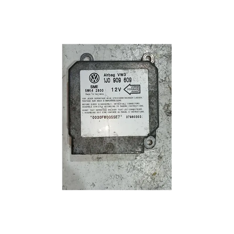 Recambio de centralita airbag para volkswagen golf iv berlina (1j1)(1997) 1.6 16v referencia OEM IAM 1J0909609  