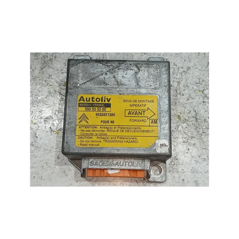 Recambio de centralita airbag para citroën xsara berlina (1997) 1.9 td referencia OEM IAM 550535300  