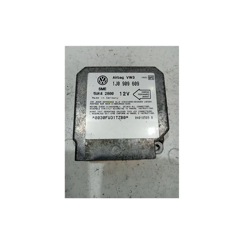 Recambio de centralita airbag para volkswagen golf iv berlina (1j1)(1997) 1.6 16v referencia OEM IAM 1J0909609  