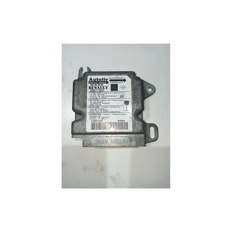 Recambio de centralita airbag para renault megane i scenic (ja0)(1996) 1.9 d 80cv referencia OEM IAM 550803800  