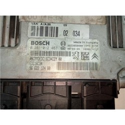 Recambio de centralita inyeccion para peugeot 207 (2006) 1.4 confort [1,4 ltr. - 50 kw hdi] referencia OEM IAM 0281012467 EDC16C