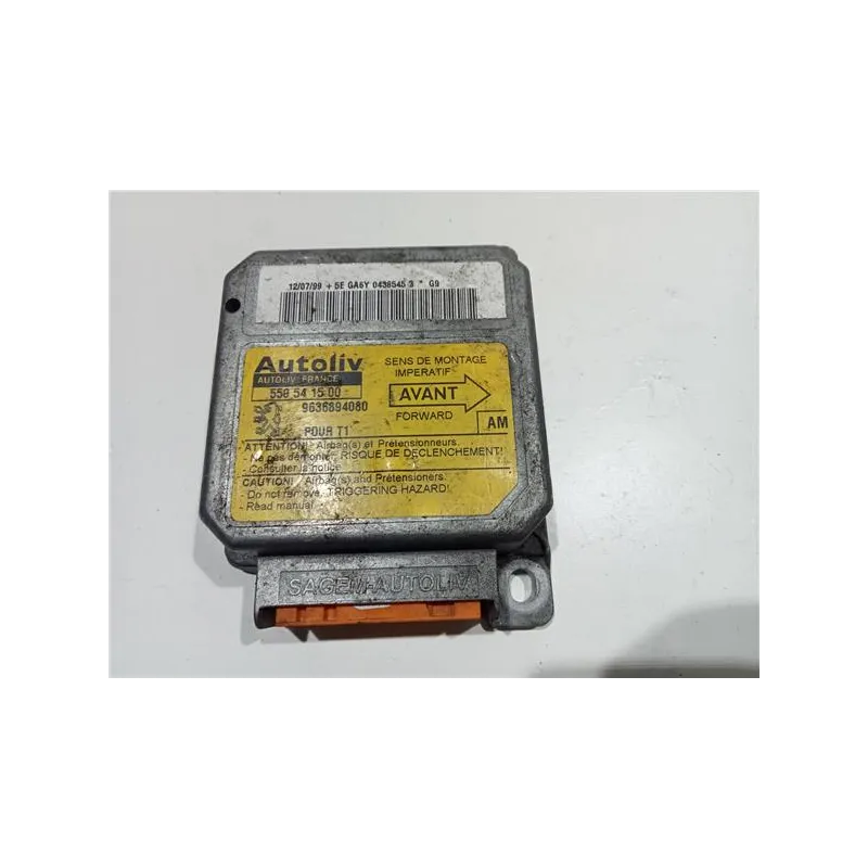 Recambio de centralita airbag para peugeot 206 (1998) 1.4 hdi eco 70 referencia OEM IAM 550541500  