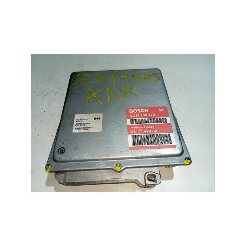 Recambio de centralita inyeccion para citroën zx (1991) 1.9 d referencia OEM IAM 0261200778  