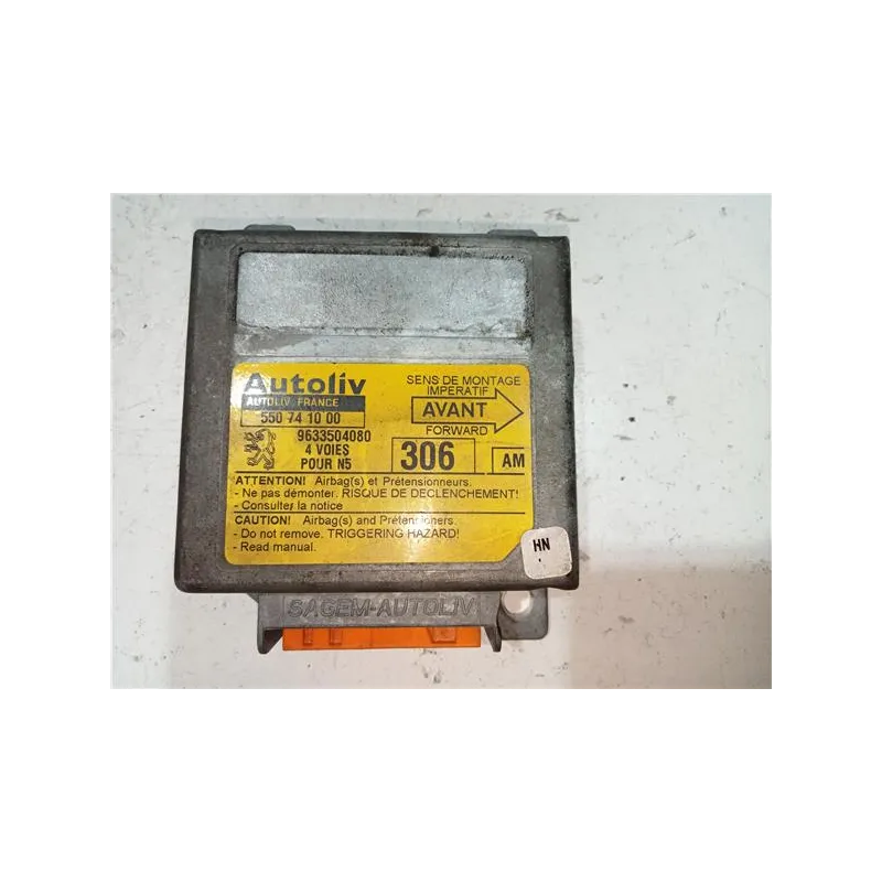 Recambio de centralita airbag para peugeot 306 3/5 pt. (s1)(06.1996) referencia OEM IAM 550741000  
