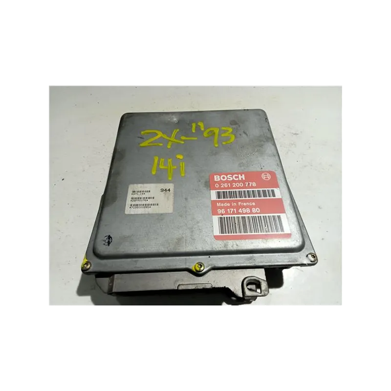 Recambio de centralita inyeccion para citroën zx (1991) 1.9 d referencia OEM IAM 0261200778  