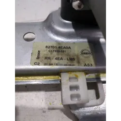 Recambio de mecanismo elevalunas trasero izquierdo para nissan qashqai ii (j11e)(2013) 360 cat referencia OEM IAM 827014EA0A  