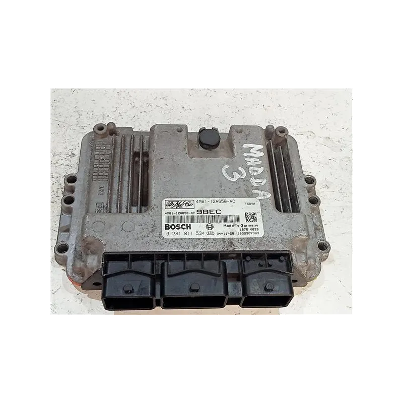 Recambio de centralita inyeccion para mazda 3 berlina (bk)(2003) 2.0 referencia OEM IAM 4M6112A650AC 9BEC  