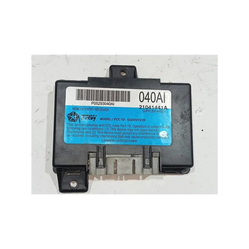Recambio de modulo electronico para chrysler pt cruiser (2000) 2.0 referencia OEM IAM P05293040AI  