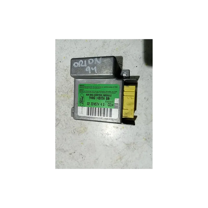 Recambio de centralita airbag para ford escort berlina (1986) 1.1 referencia OEM IAM 94AG14B056BA  