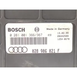 Recambio de centralita inyeccion para audi a4 b5 (8d2) 1.9 tdi referencia OEM IAM 0281001366367 028906021F  