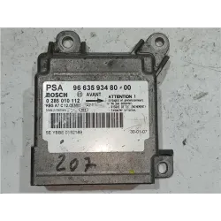 Recambio de centralita airbag para peugeot 207 (2006) 1.4 confort [1,4 ltr. - 50 kw hdi] referencia OEM IAM 9663593480  