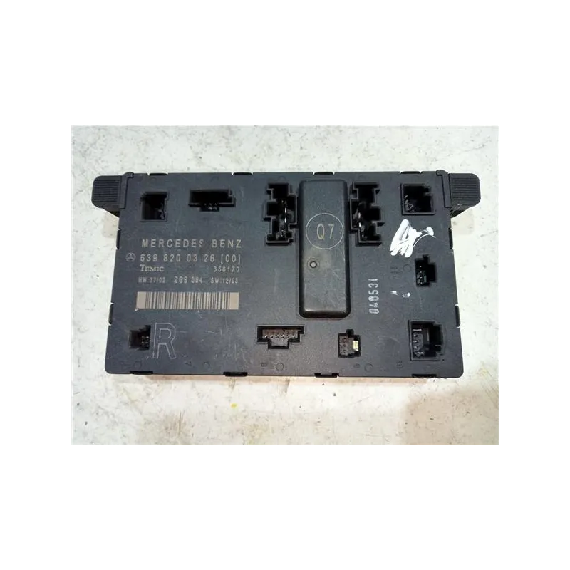 Recambio de centralita cierre para mercedes-benz vito furgón 4x4 (639)(06.2003) referencia OEM IAM 6398200326  