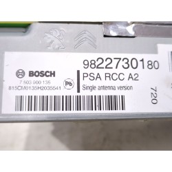 Recambio de sistema audio / radio cd para peugeot 208 i (ca_, cc_) 1.2 vti 82 referencia OEM IAM 7503900135 9822730180  