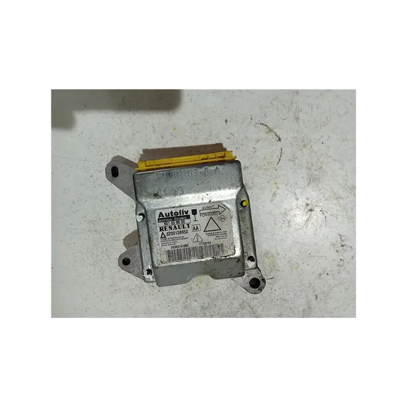 Recambio de centralita airbag para renault laguna ii (bg0)(2001) 1.9 dci (bg0g) referencia OEM IAM 601958800  