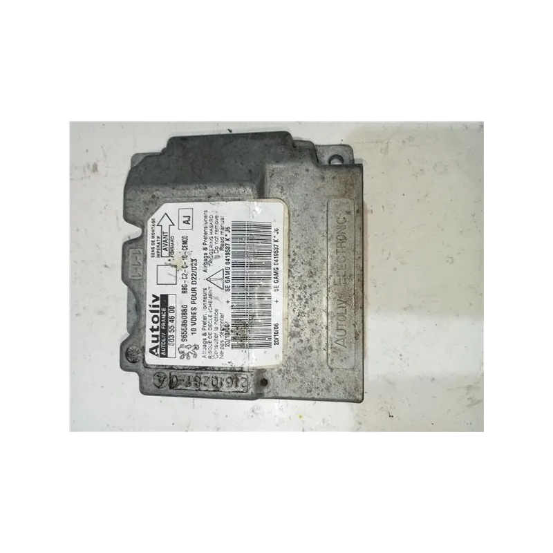 Recambio de centralita airbag para peugeot 407 hdi 135 referencia OEM IAM 603554600  