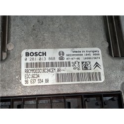 Recambio de centralita inyeccion para peugeot 207 (2006) 1.4 confort [1,4 ltr. - 50 kw hdi] referencia OEM IAM 0281013868 966375