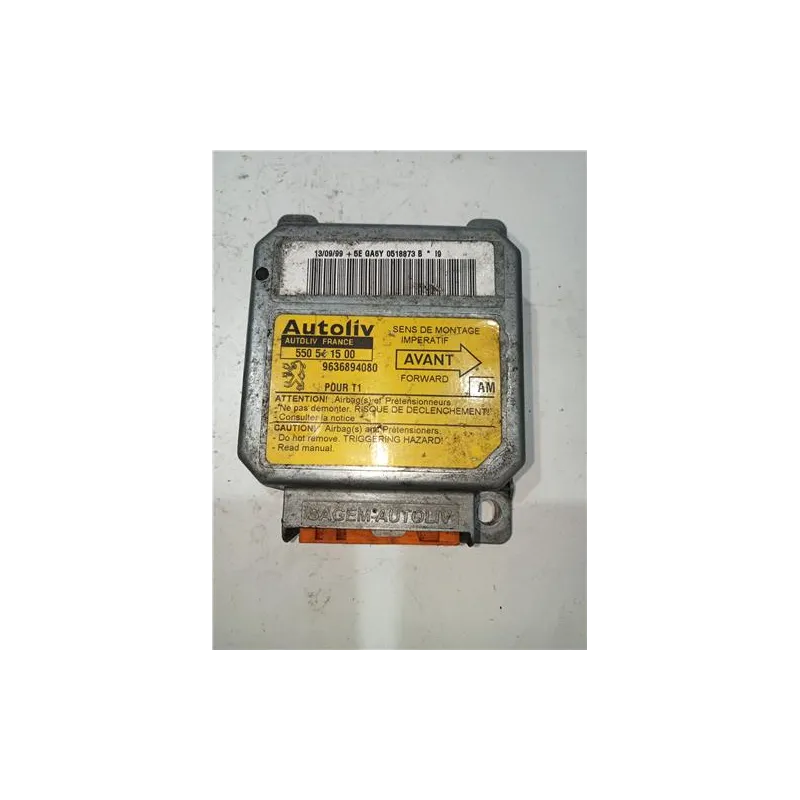 Recambio de centralita airbag para peugeot 206 + (2009) 1.4 básico [1,4 ltr. - 55 kw] referencia OEM IAM 9636894080  
