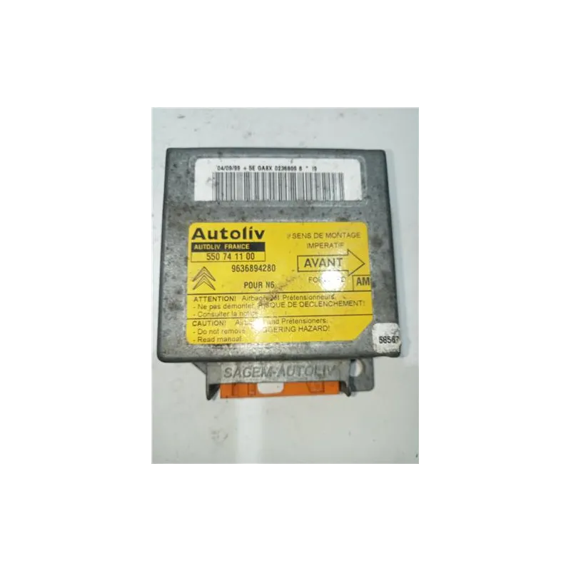 Recambio de centralita airbag para citroën xsara berlina (1997) 1.9 td referencia OEM IAM 9636894280  