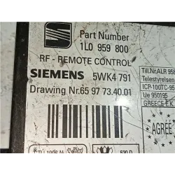 Recambio de centralita cierre para seat ibiza (6k1)(08.1999) 1.4 referencia OEM IAM 1L0959800 6597734001  