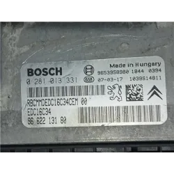 Recambio de centralita inyeccion para citroën c4 berlina (06.2004) 2.0 16v referencia OEM IAM 0281013331  