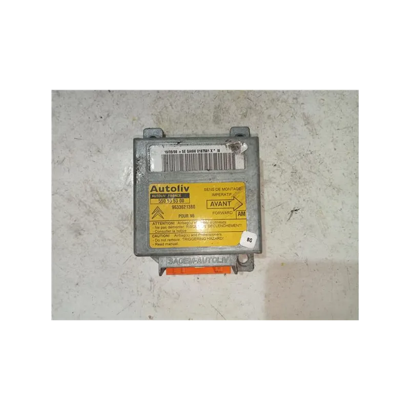 Recambio de centralita airbag para citroën xsara berlina (1997) 1.9 td referencia OEM IAM 550535300  