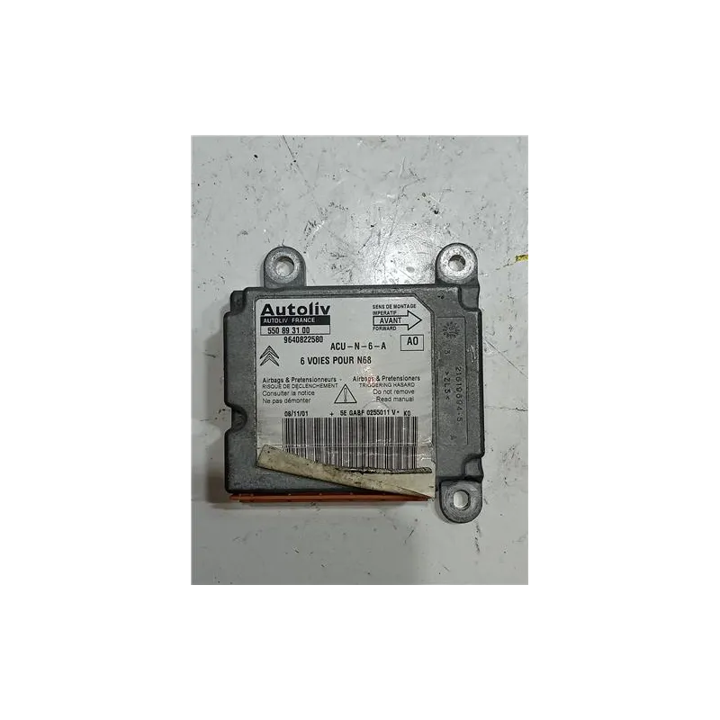 Recambio de centralita airbag para citroën xsara picasso (1999) 1.6 hdi referencia OEM IAM 550893100  