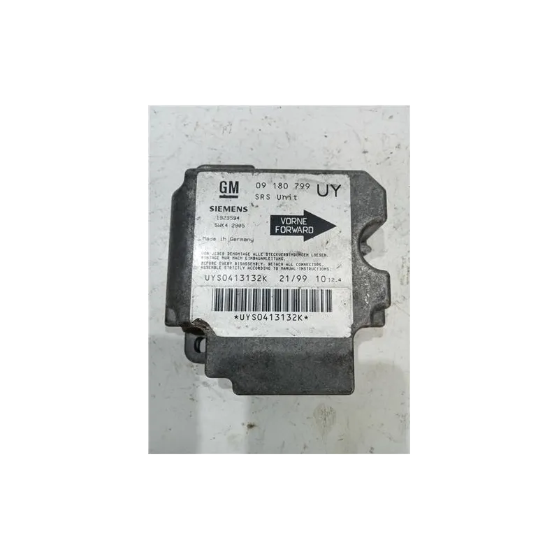 Recambio de centralita airbag para opel astra g berlina di referencia OEM IAM 09180799UY  