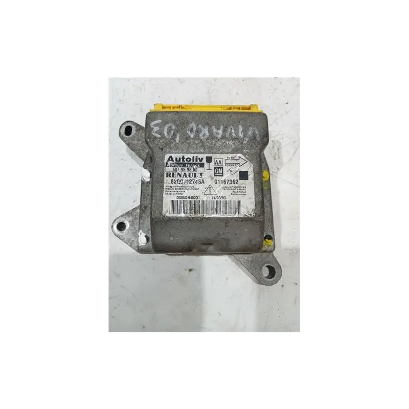 Recambio de centralita airbag para opel vivaro (2001) 2.5 dti referencia OEM IAM 601959800 8200112746A  