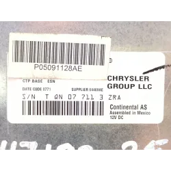 Recambio de sistema audio / radio cd para fiat freemont (345_) 2.0 jtd 4x4 referencia OEM IAM P05091128AE  
