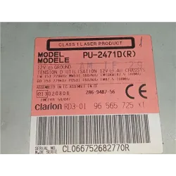 Recambio de radio cd para peugeot 807 (2002) 2.0 hdi referencia OEM IAM 96565725XT  