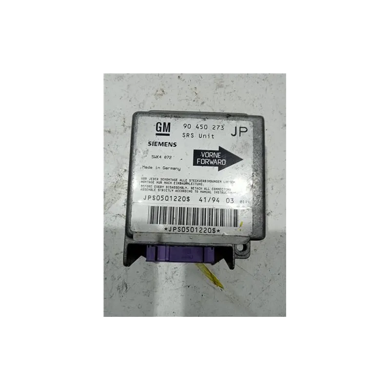 Recambio de centralita airbag para opel astra f berlina (1991) 1.7 tds referencia OEM IAM 90450273  