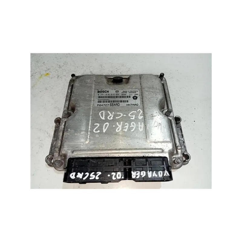 Recambio de centralita inyeccion para chrysler voyager (rg)(2001) 2.8 crd referencia OEM IAM 0281010814  