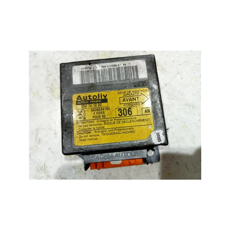 Recambio de centralita airbag para peugeot 306 3/5 pt. (s1)(06.1996) referencia OEM IAM 550741000  