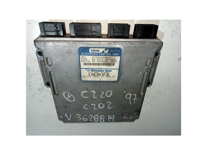 Recambio de centralita inyeccion para mercedes-benz clase s (bm 220) berlina (07.1998) 3.2 320 cdi (220.026) [3,2 ltr. - 145 kw 